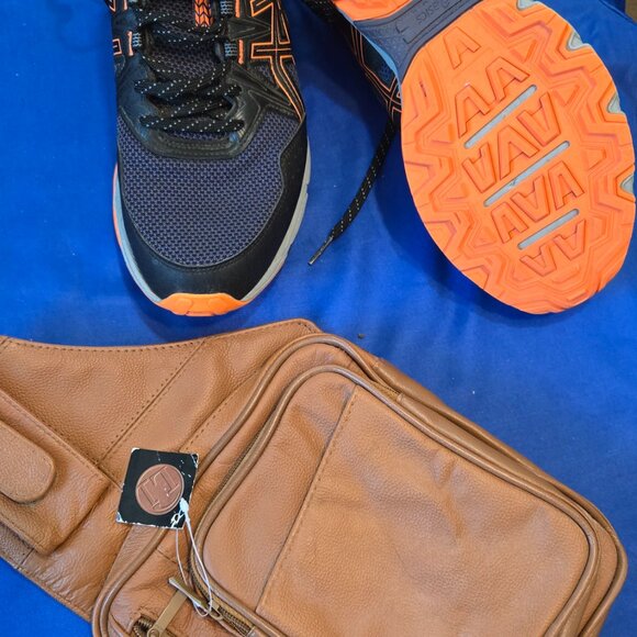 Lot of Men's shoes and New genuine leather bag. - Picture 2 of 3